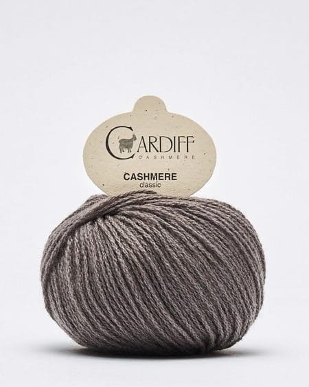 Cardiff Cashmere i en mørkegrå farve 691 Sherpa.